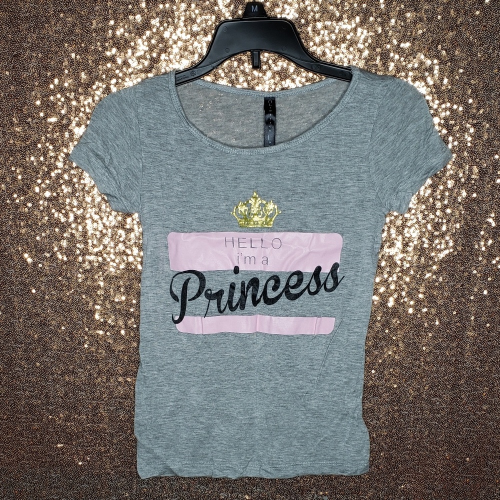 "Hello I'm A Princess" tee